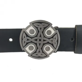 Gürtelschnalle Keltisches Kreuz mit Gürtel